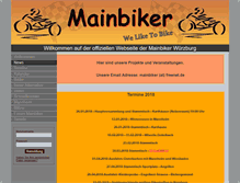 Tablet Screenshot of mainbiker.de